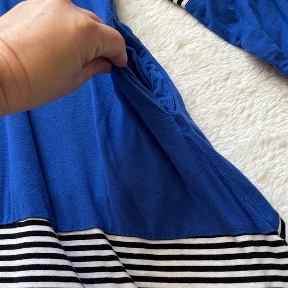 Blue Striped Women's Top - Picture 6 of 9